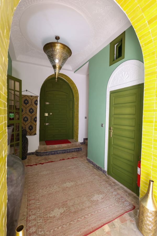 L'entr&eacute;e du riad
