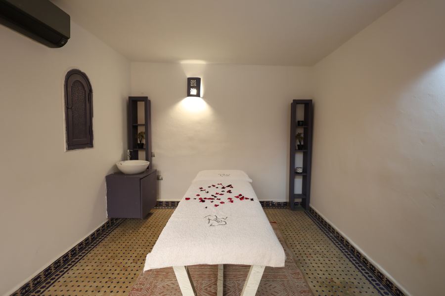 La salle de soins du riad