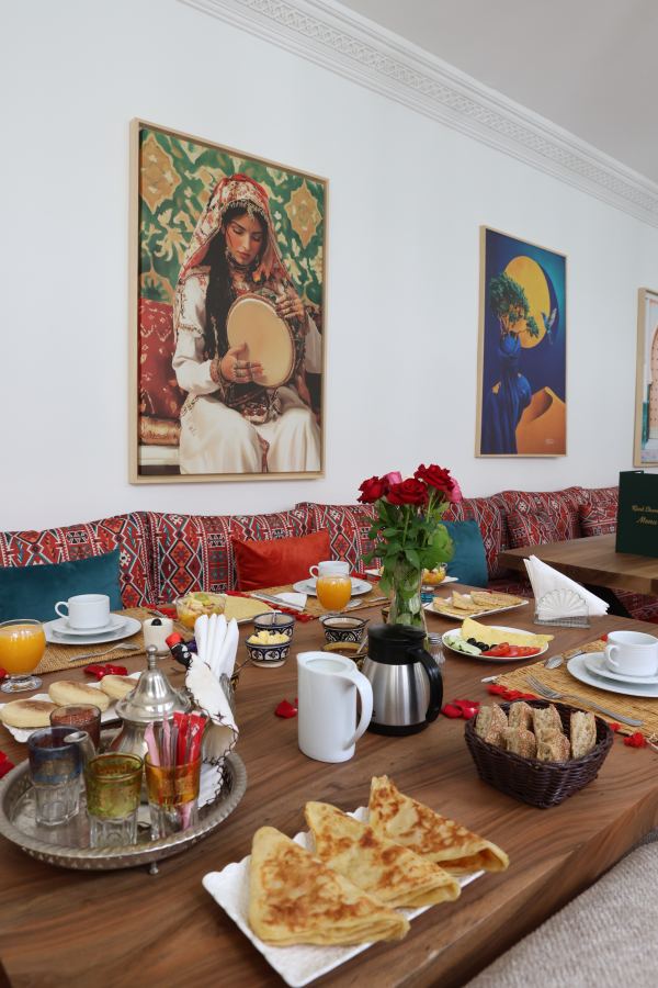 Petit-d&eacute;jeuner marocain fait maison
